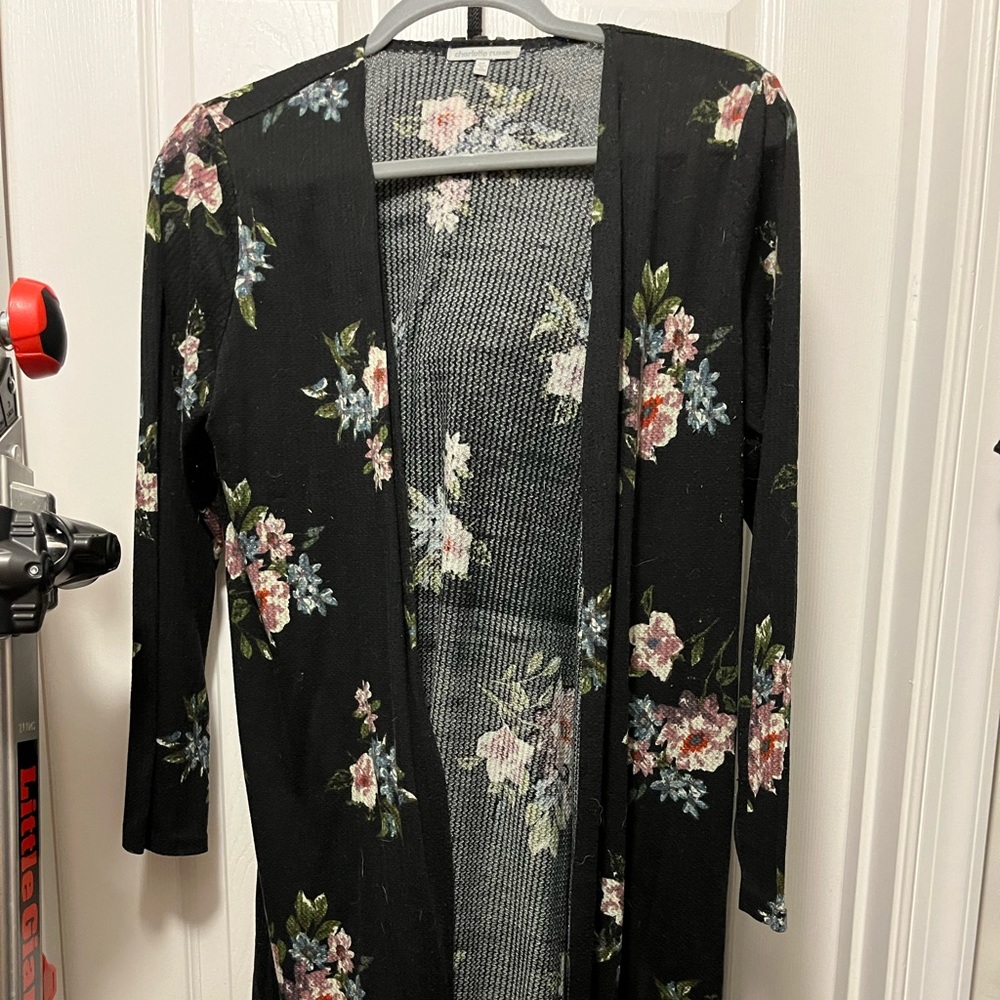 3/4 length cardigan